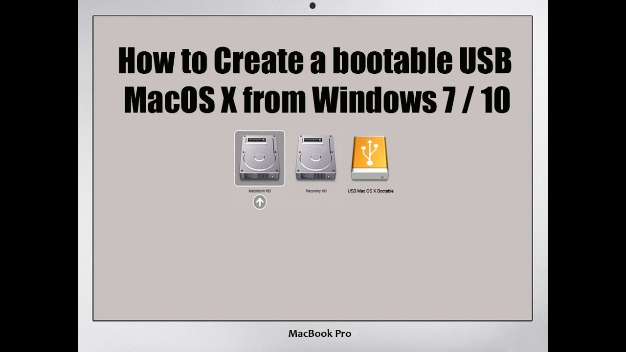 make bootable mac usb in windows 7